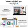 Voir la diapositive 3 : Samsung Ordinateur portable Galaxy Book 5 360 15,6 U5 16Go 512Go AI