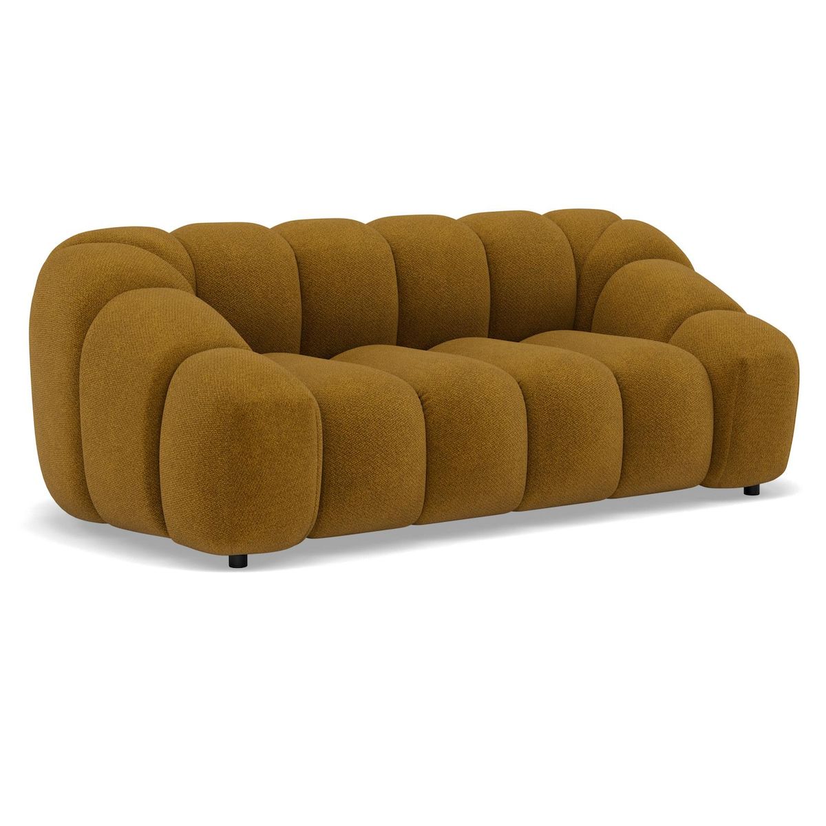 LISA DESIGN Ava - canapé 3 places en velours texturé