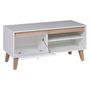 Voir la diapositive 3 : Meuble TV scandinave 1 porte L100cm CHRIS