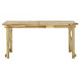 Voir la diapositive 2 : VIDAXL Table de jardin 160x79x75 cm Bois