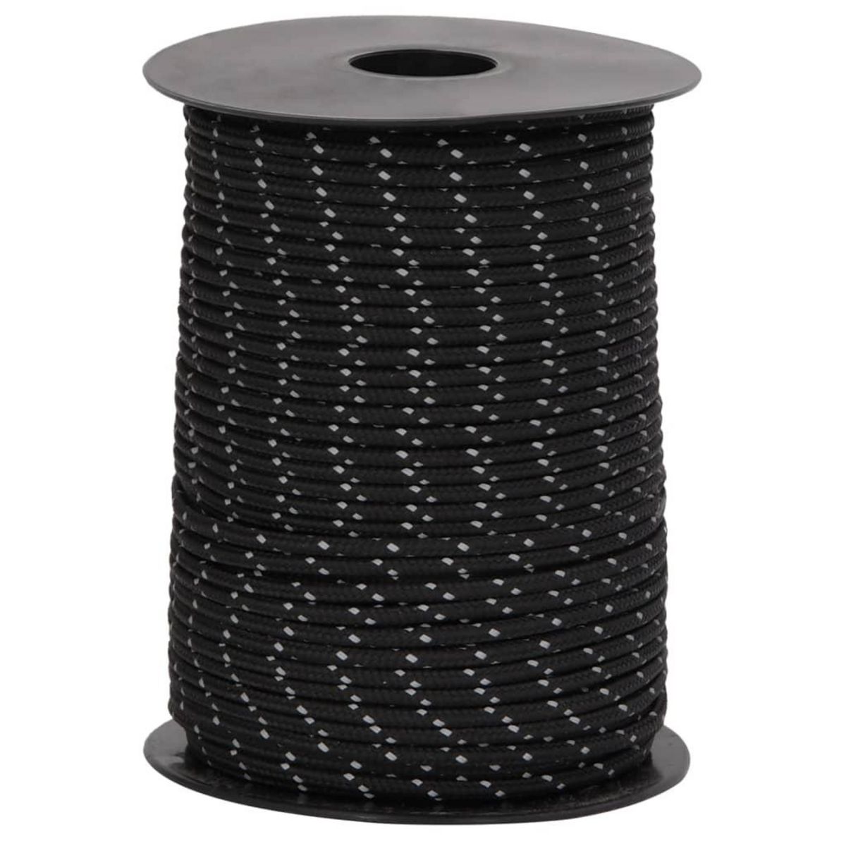 VIDAXL Corde de haubanage de tente avec bandes reflechissantes et cles