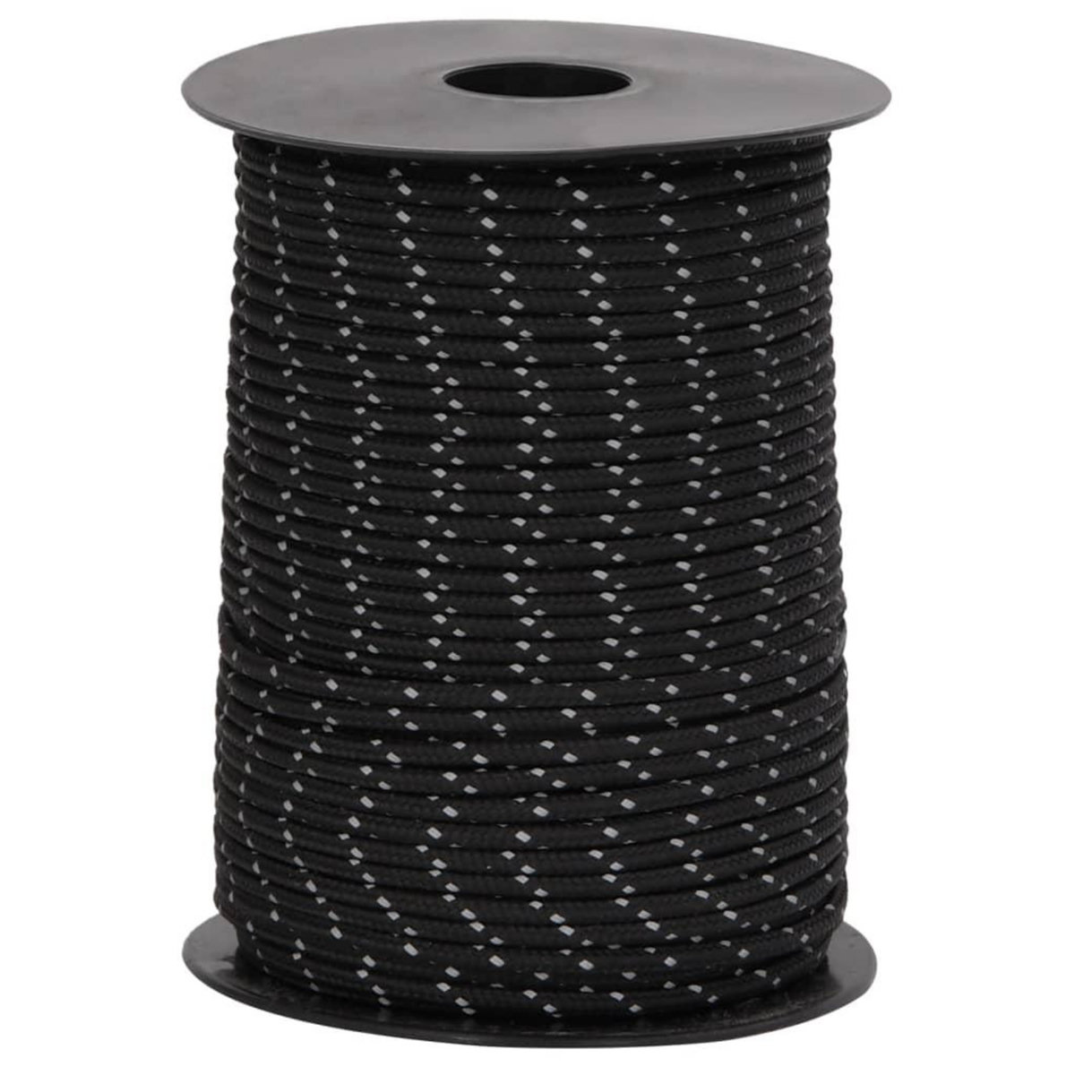 VIDAXL Corde de haubanage de tente avec bandes reflechissantes et cles