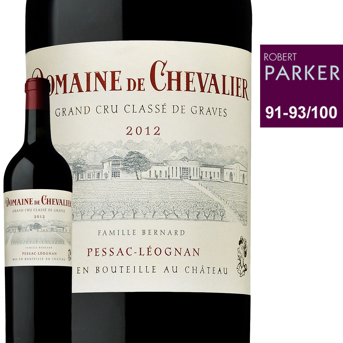Domaine de Chevalier Pessac Léognan Grand Cru Classé Rouge 2012