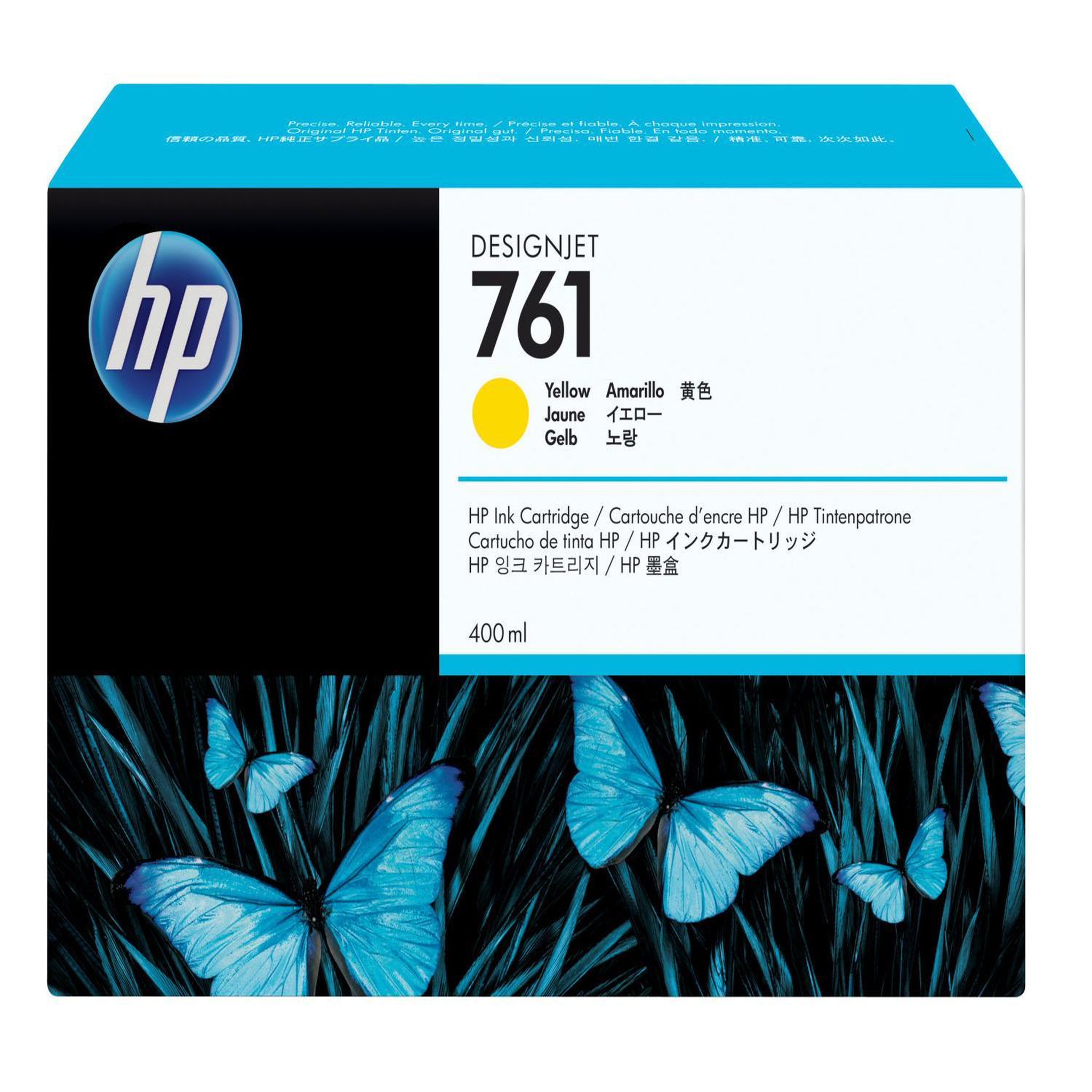 Voir la diapositive 2 : HP Cartouche d'encre HP Jaune 400 ml