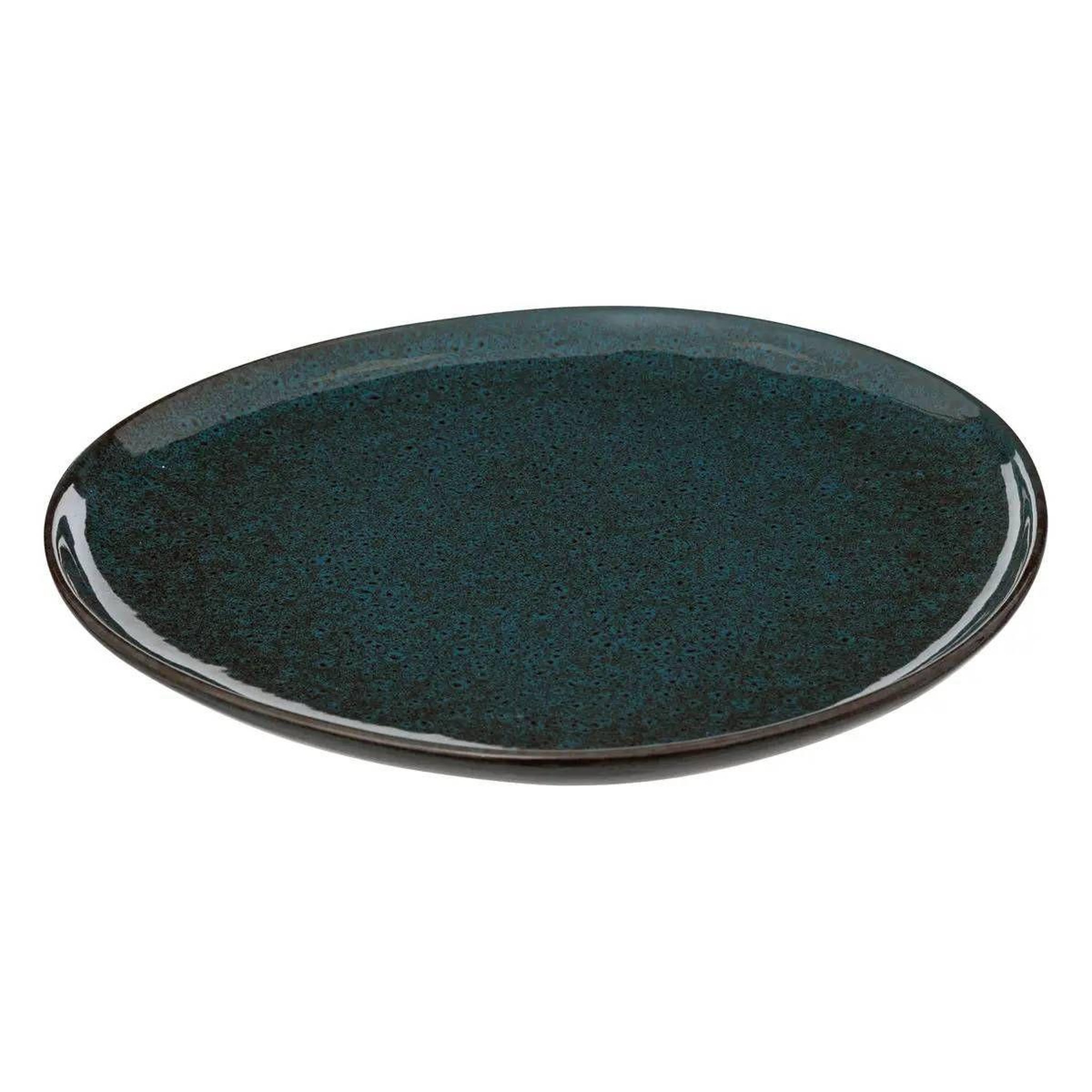 Voir la diapositive 2 : SECRET DE GOURMET Lot de 6 assiettes plates  jade  27cm vert