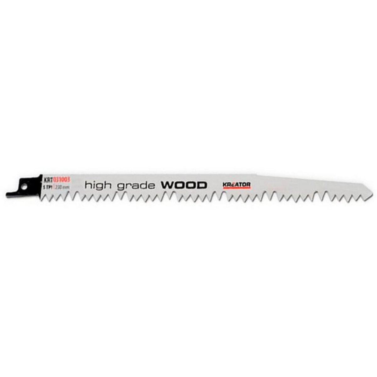 KREATOR Lame de scie sabre à bois HCS 230 mm - 2 pièces