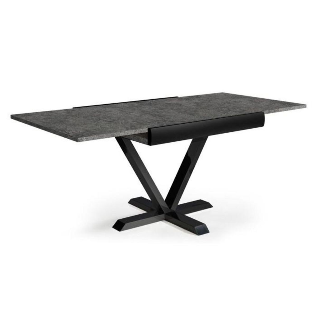 Paris Prix Table à Manger Extensible  Shoreditch  90-180cm Gris