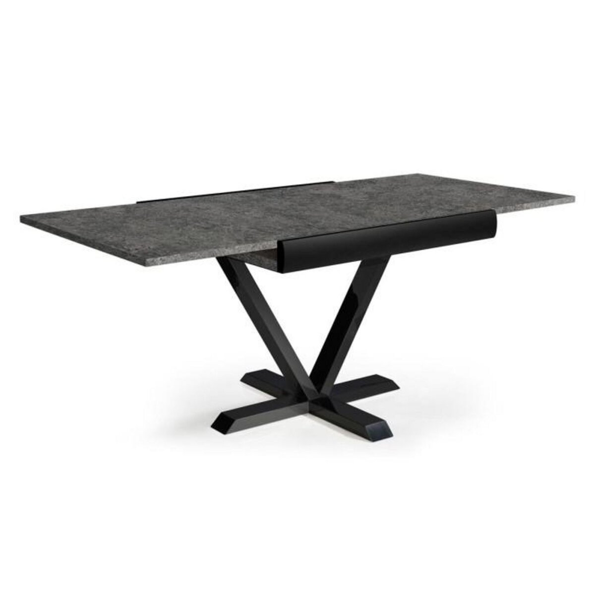 Paris Prix Table à Manger Extensible  Shoreditch  90-180cm Gris