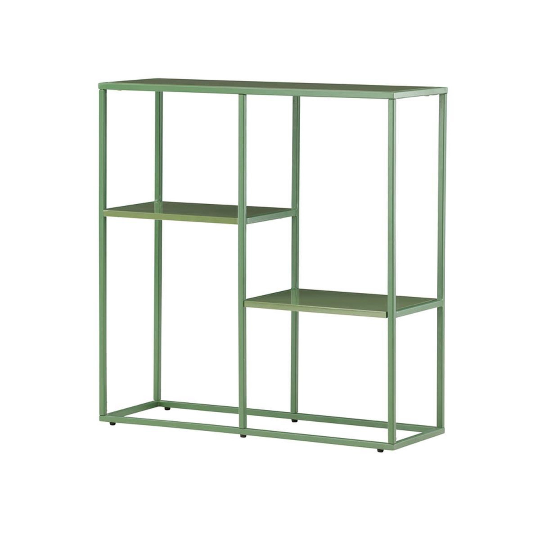 Voir la diapositive 4 : Paris Prix Étagère 3 niveaux en métal  staal  80cm vert