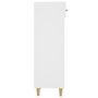 Voir la diapositive 5 : VIDAXL Armoire a chaussures Blanc 30x35x105 cm Bois d'ingenierie
