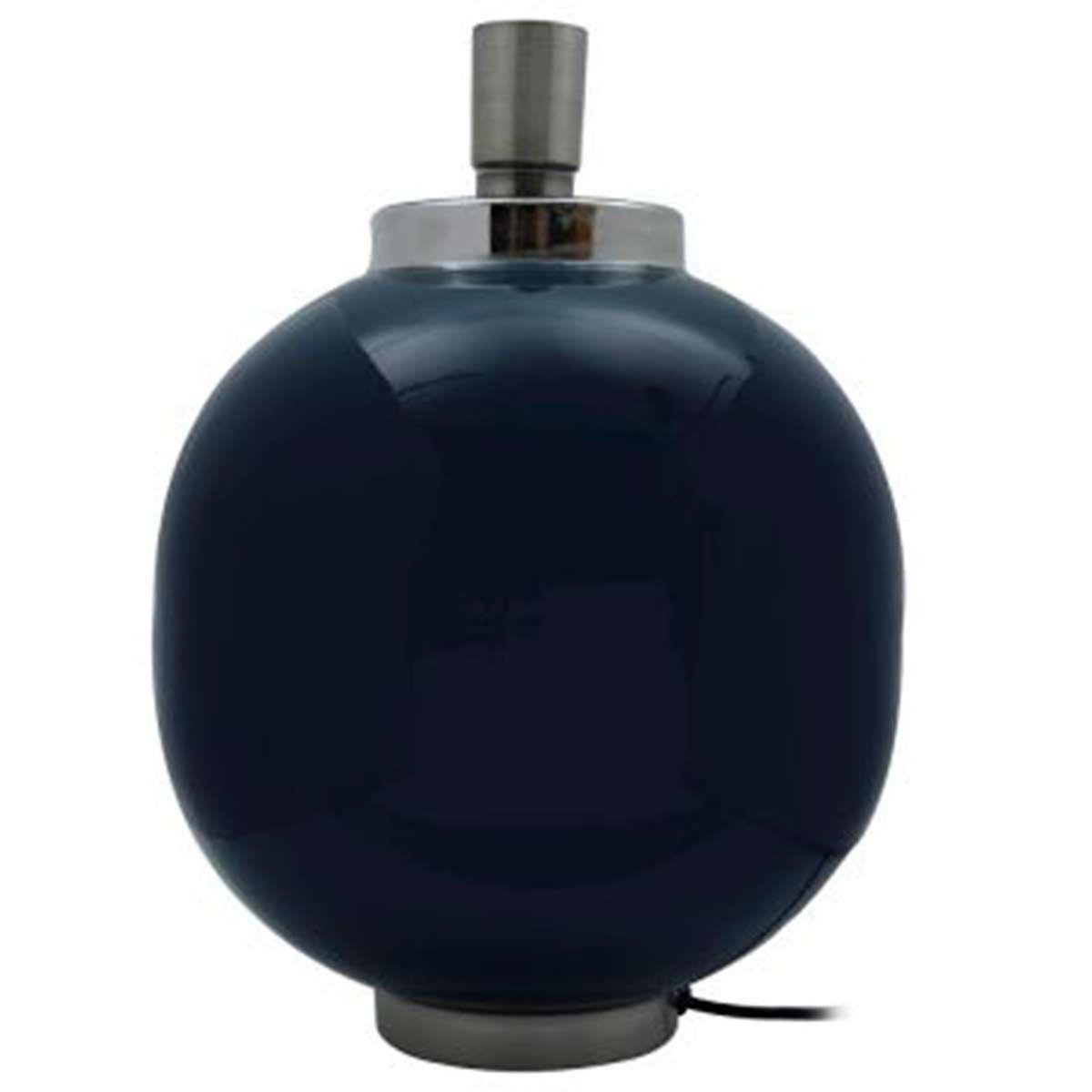 Paris Prix Lampe à Poser Design  Arto  38cm Bleu & Argent
