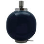 Voir la diapositive 1 : Paris Prix Lampe à Poser Design  Arto  38cm Bleu & Argent