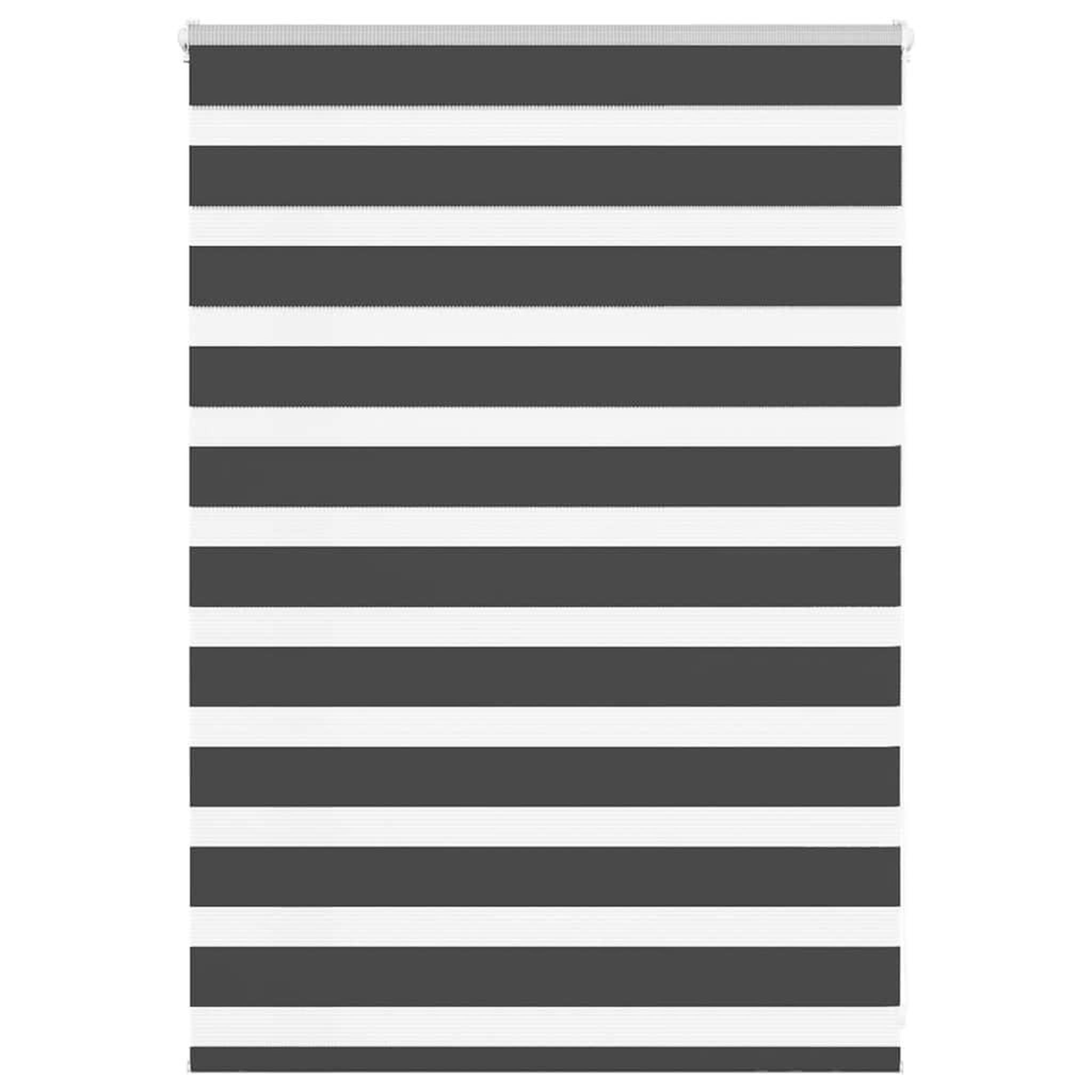 VIDAXL Store zebre noir 105x100 cm largeur du tissu 100,9 cm polyester