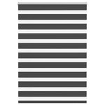 VIDAXL Store zebre noir 105x100 cm largeur du tissu 100,9 cm polyester