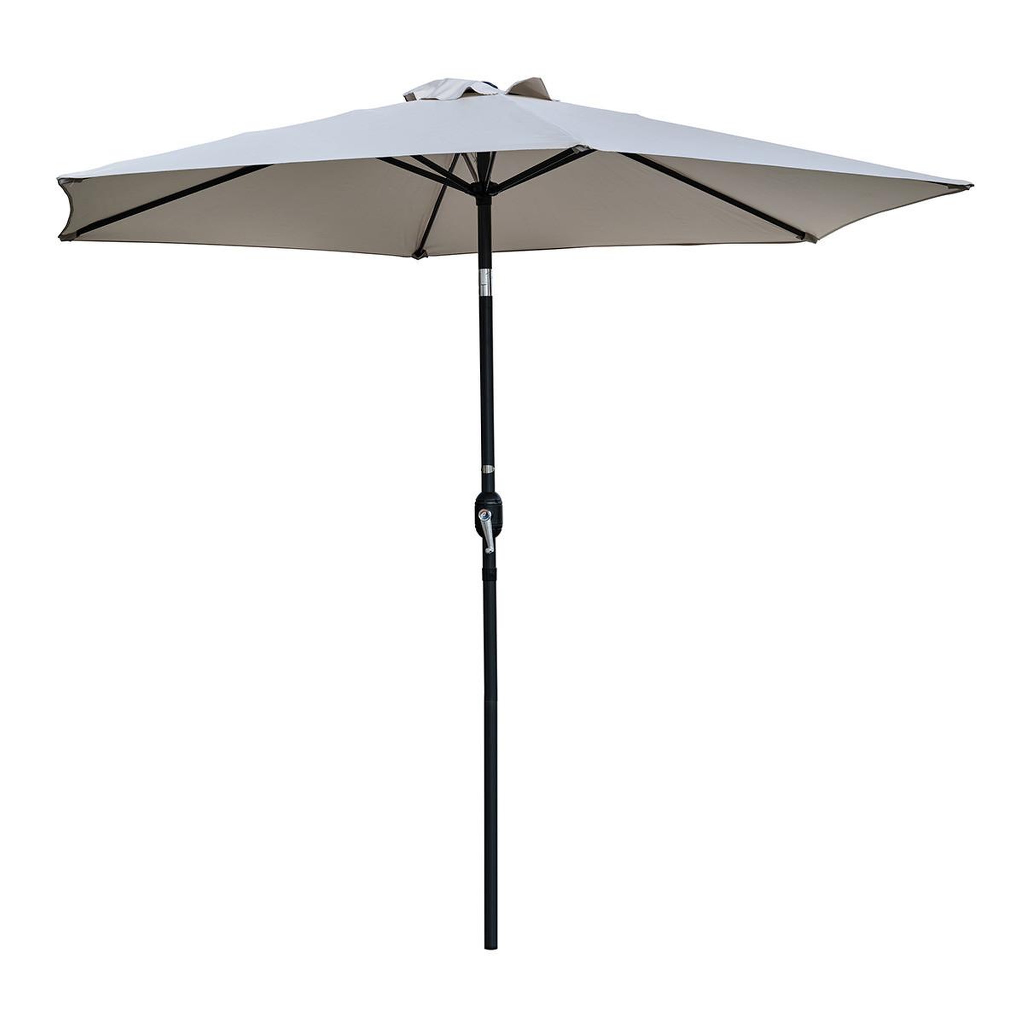 DCB GARDEN Parasol Inclinable à Manivelle  Marbella  270cm Anthracite
