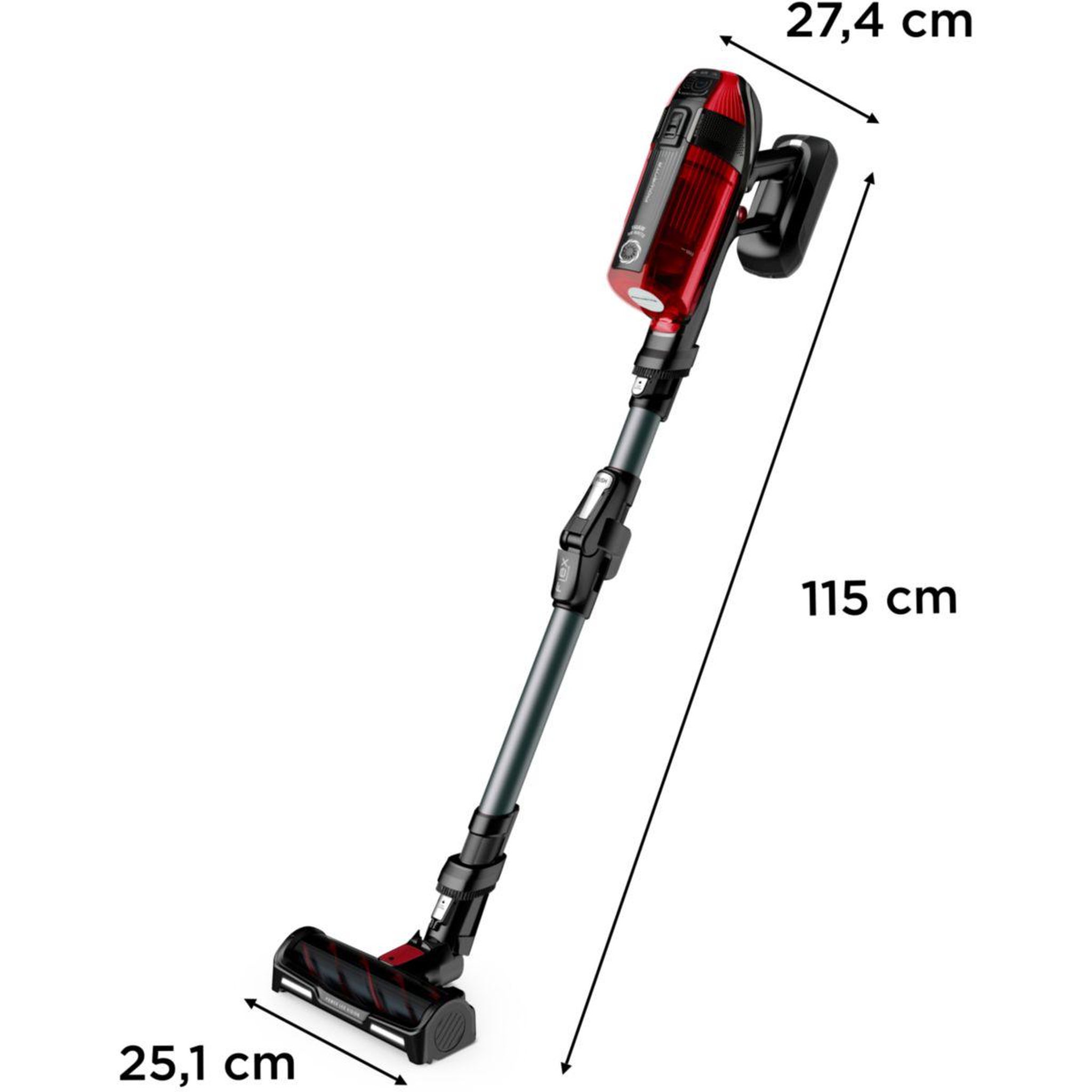 Voir la diapositive 2 : ROWENTA Aspirateur balai x force flex 12.60 animal care rh98a3wo