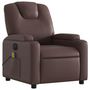 Voir la diapositive 4 : VIDAXL Fauteuil de massage inclinable electrique marron similicuir