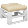 Voir la diapositive 3 : VIDAXL Coussin de palette beige 60x60x12 cm tissu