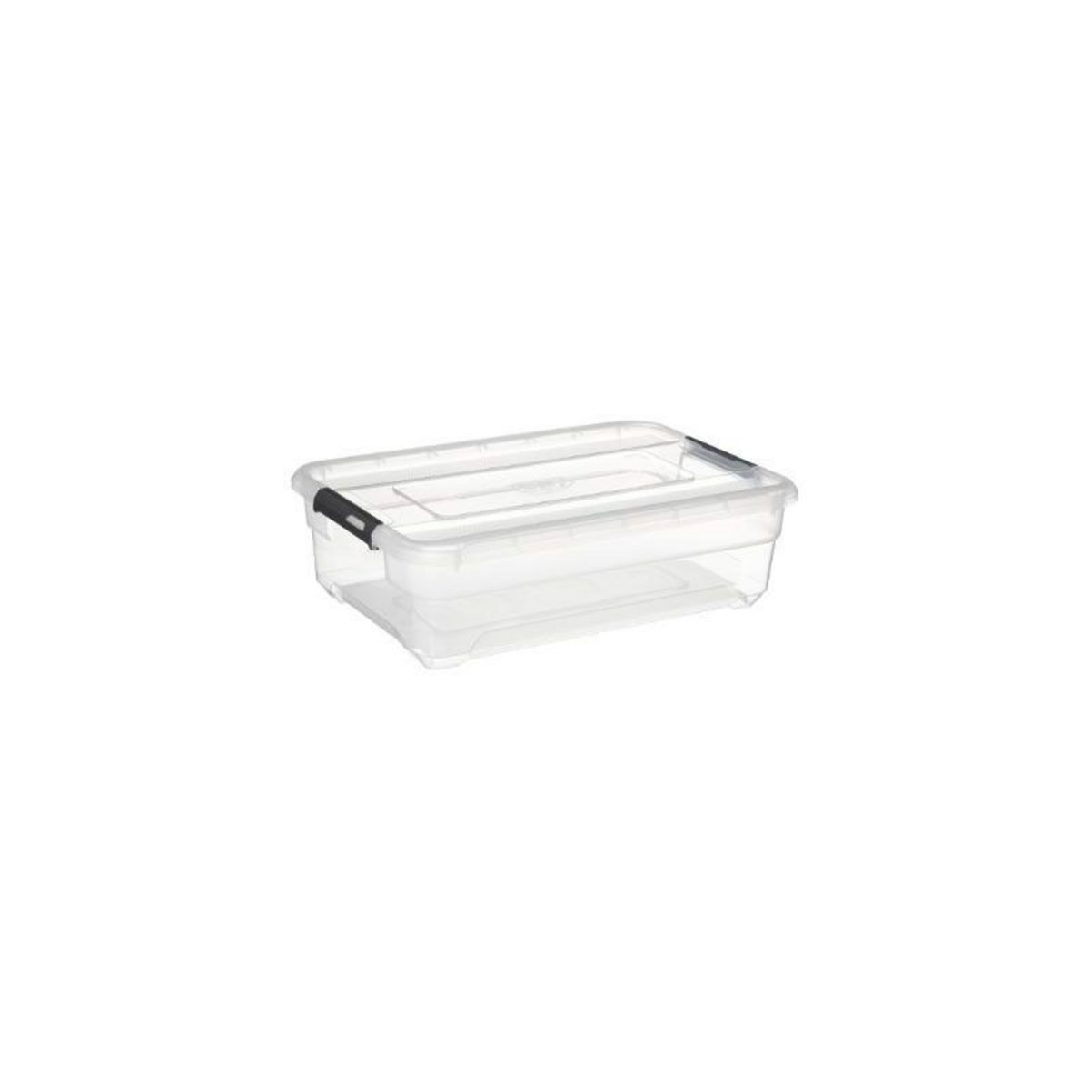  Boîte de Rangement  Solutions  26,5L Transparent