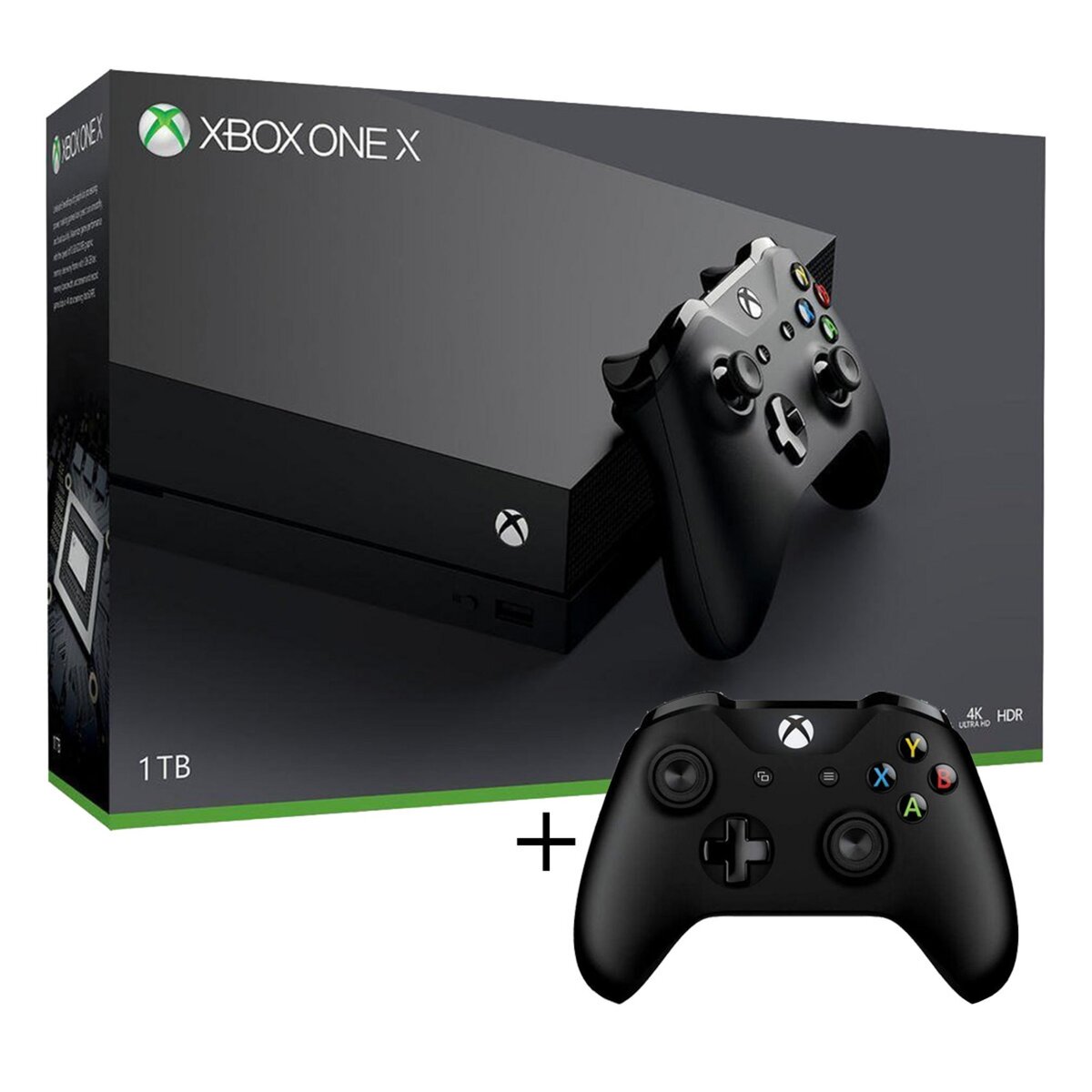 Console Xbox One X 1To + Manette Noire