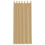 Voir la diapositive 4 : VIDAXL Rideaux en voile avec passe-tringles 2 pcs sable