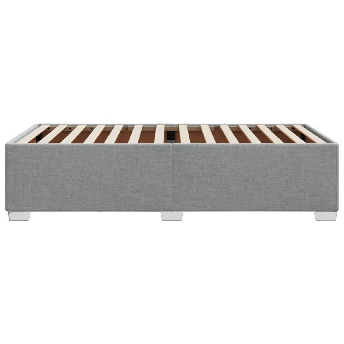 VIDAXL Cadre de lit sans matelas gris clair 80x200 cm tissu