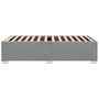 Voir la diapositive 5 : VIDAXL Cadre de lit sans matelas gris clair 80x200 cm tissu