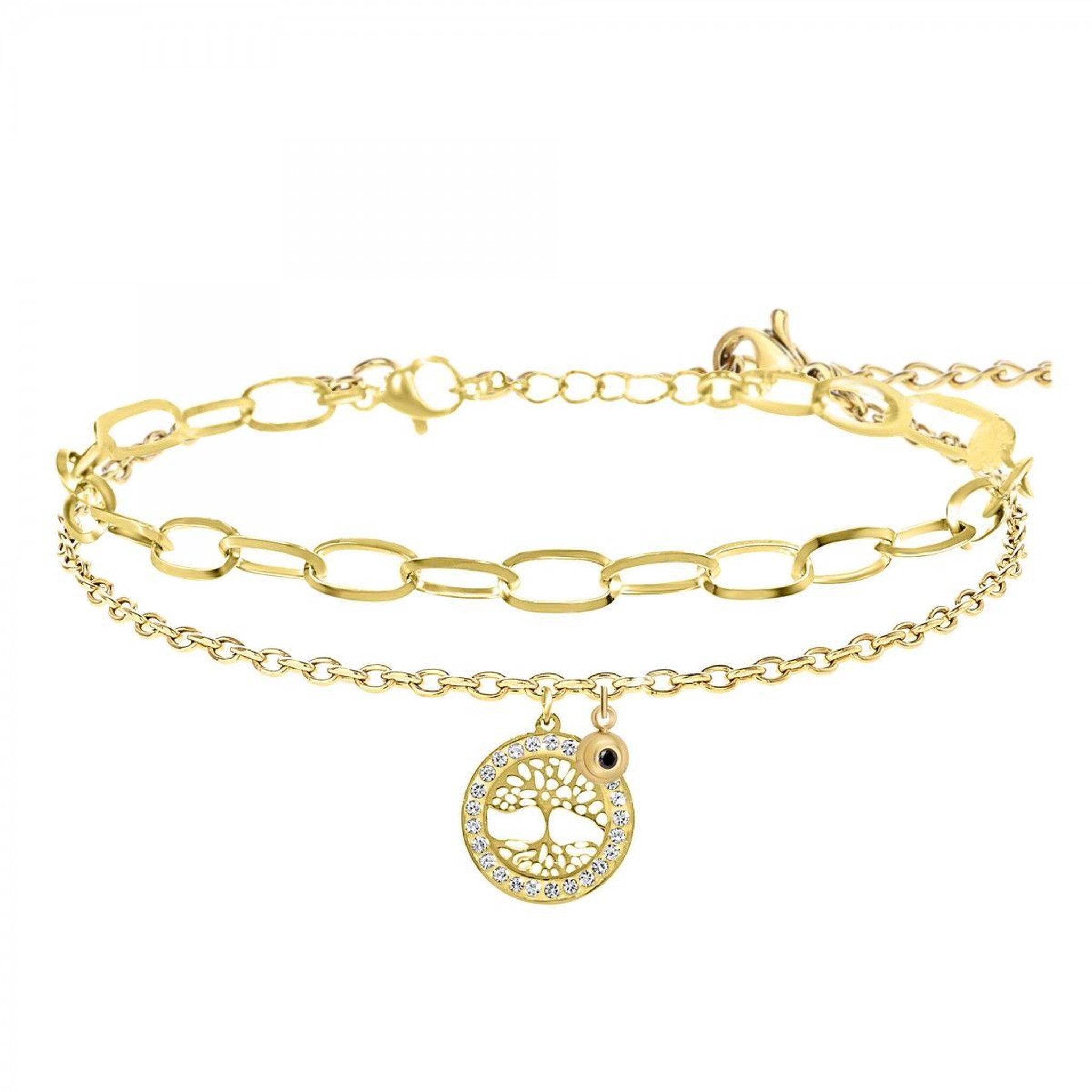 SC BOHEME Bracelet arbre de vie par SC Bohème orné d'un véritable diamant noir