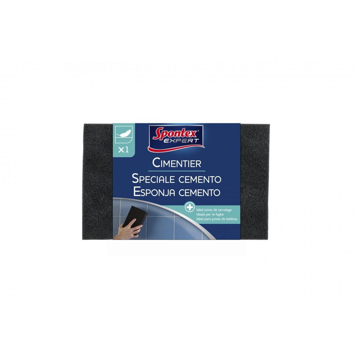 CENTRALE BRICO Eponge Joints et Ciment SPONTEX EXPERT