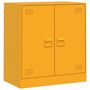 Voir la diapositive 2 : VIDAXL Buffet jaune moutarde 67x39x73 cm acier