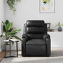 Voir la diapositive 3 : VIDAXL Fauteuil de massage inclinable Noir Similicuir