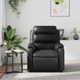 Voir la diapositive 3 : VIDAXL Fauteuil de massage inclinable Noir Similicuir