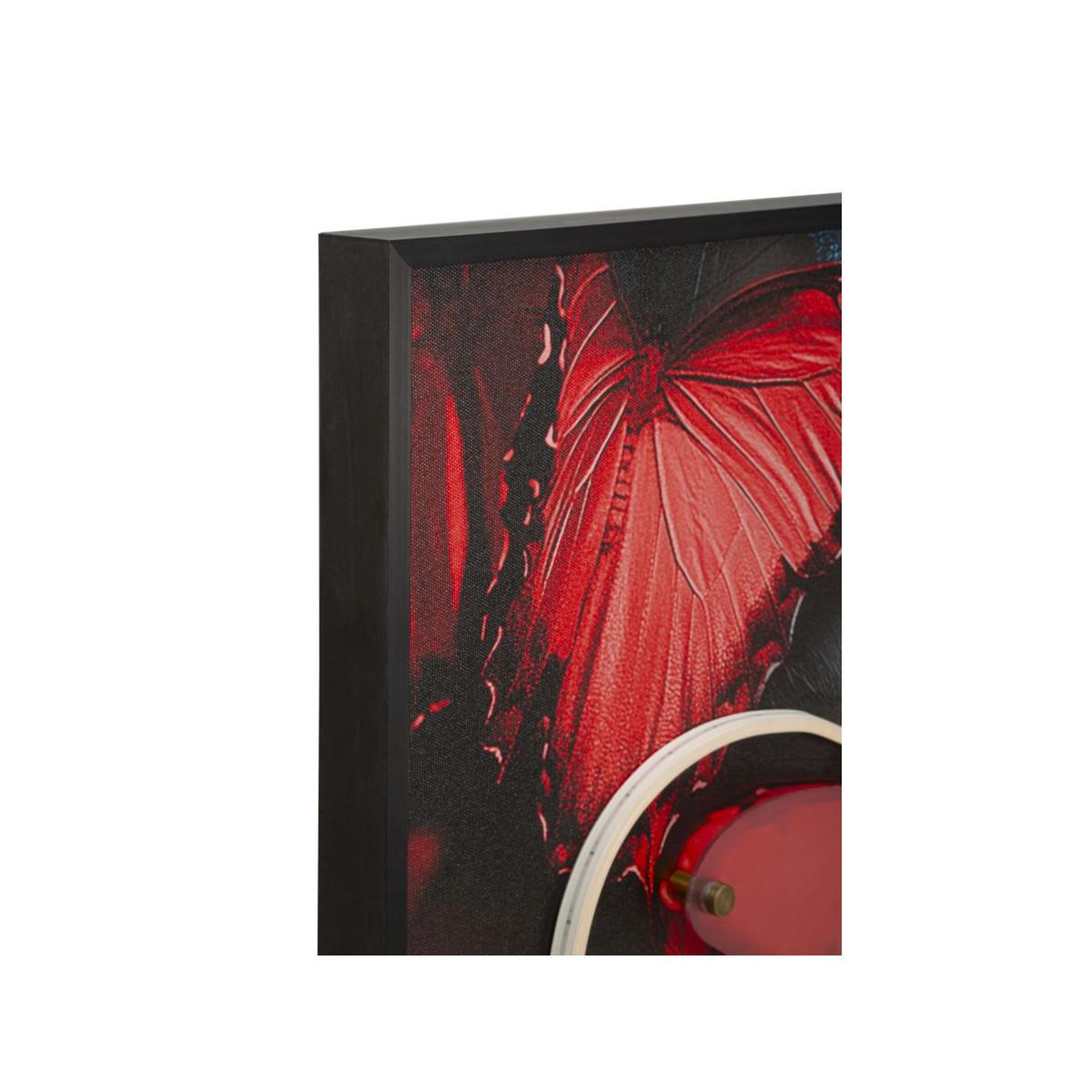 Voir la diapositive 3 : Paris Prix Tableau Imprimé à LED  Butterflies  60x90cm Multicolore