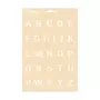 Graine créative Pochoir A4 - Alphabet Scrabble
