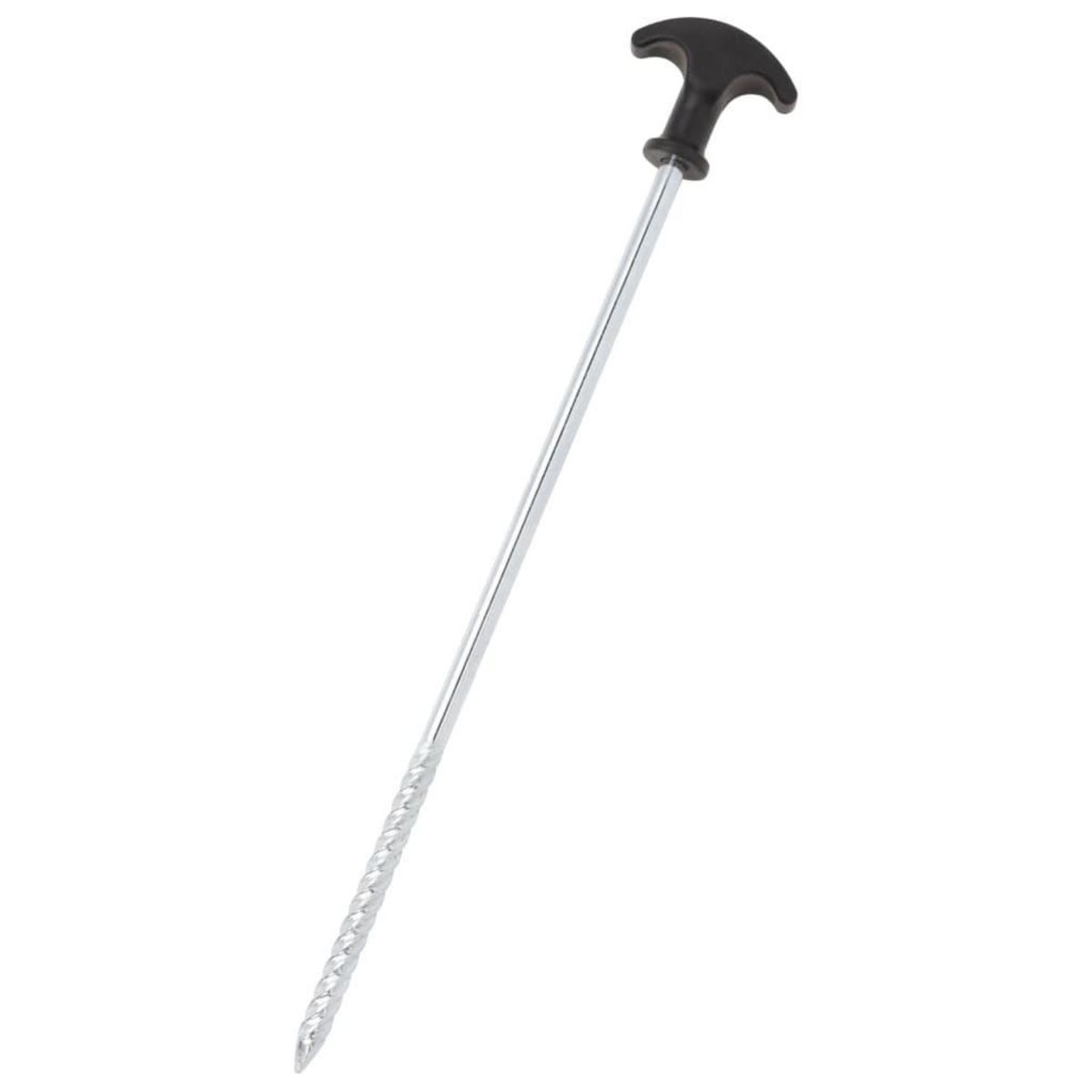 VIDAXL Piquets de tente 12 pcs 30 cm Ø7 mm acier galvanise