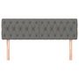 Voir la diapositive 3 : VIDAXL Tetes de lit 2 pcs Gris fonce 80x7x78/88 cm Tissu