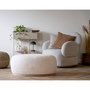 Voir la diapositive 5 : LISA DESIGN Amy - pouf - en tissu bouclette