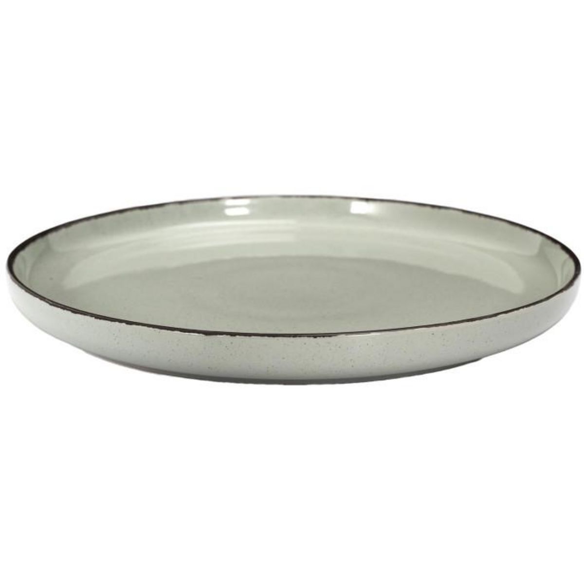 Paris Prix Service de Table 12 Pièces  Grès du Temps  27cm Vert