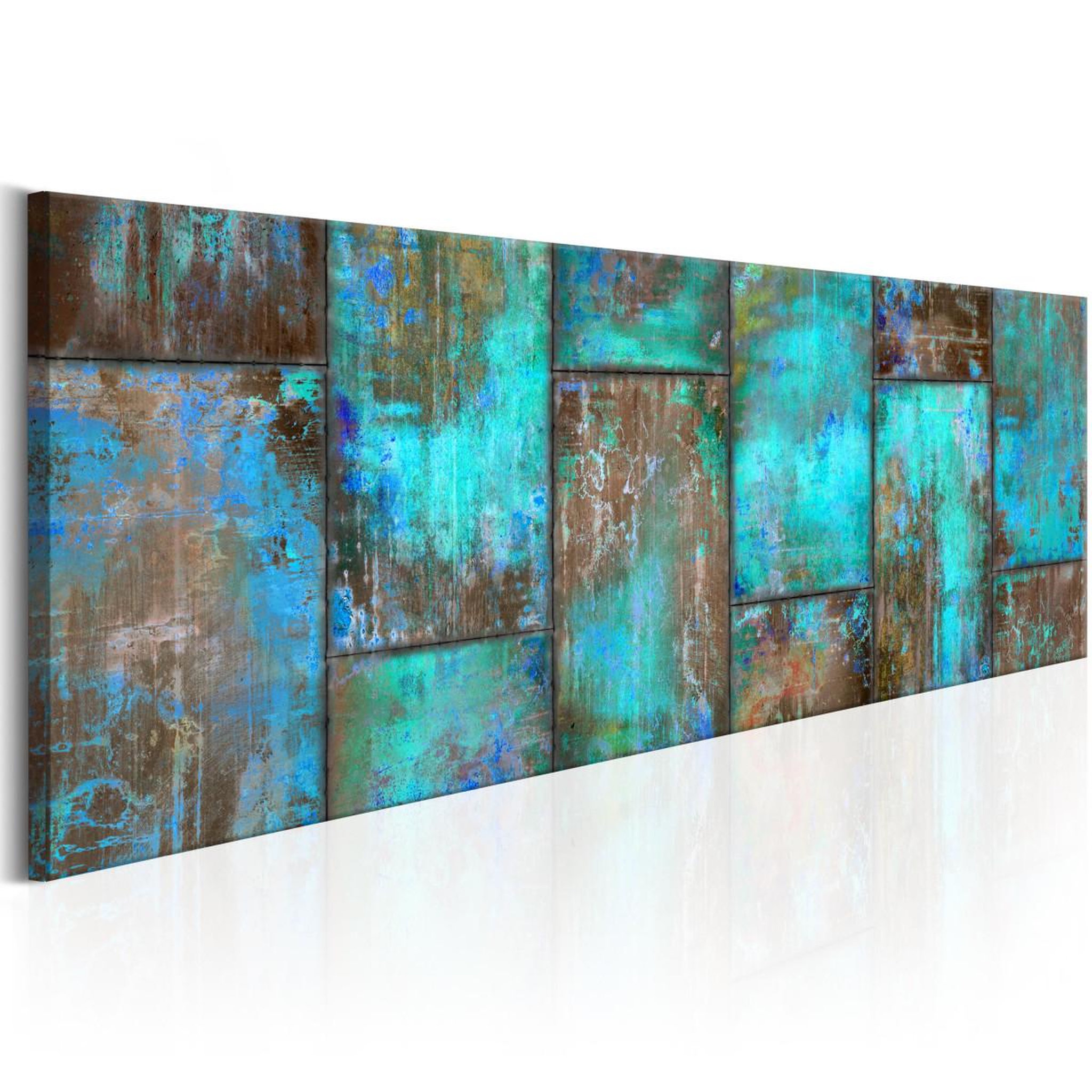 Paris Prix Tableau imprimé  metal mosaic : blue. Coloris disponibles : Multicolore