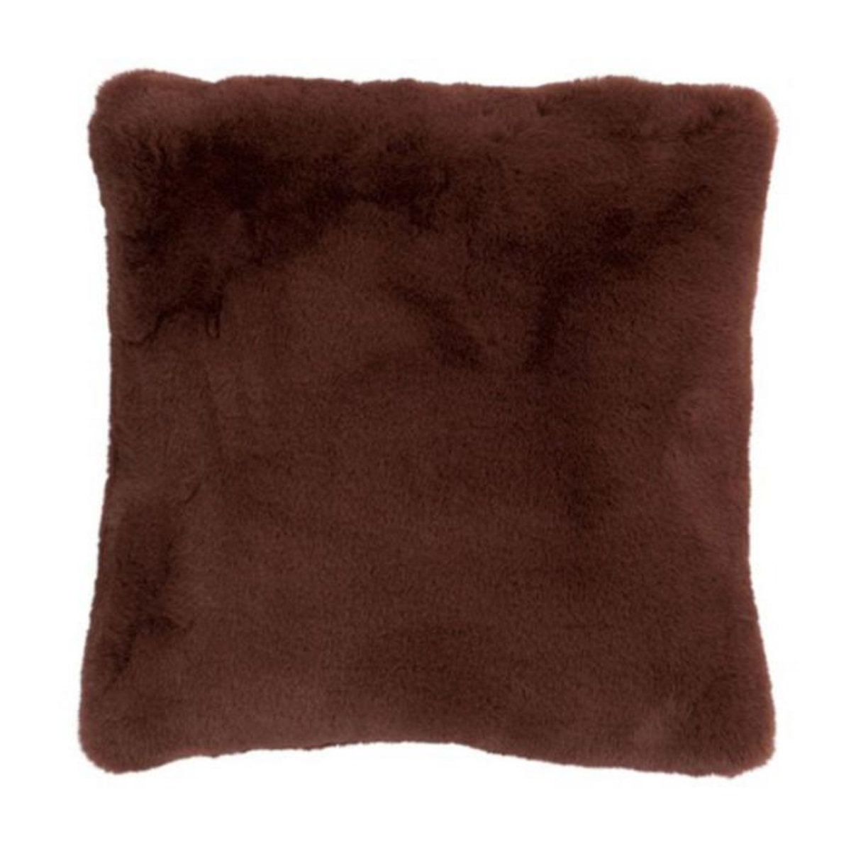 Paris Prix Coussin Imitation Fourrure  Cutie  45x45cm Marron Clair