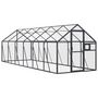 Voir la diapositive 2 : VIDAXL Voliere anthracite 1,79x6x1,85 m aluminium