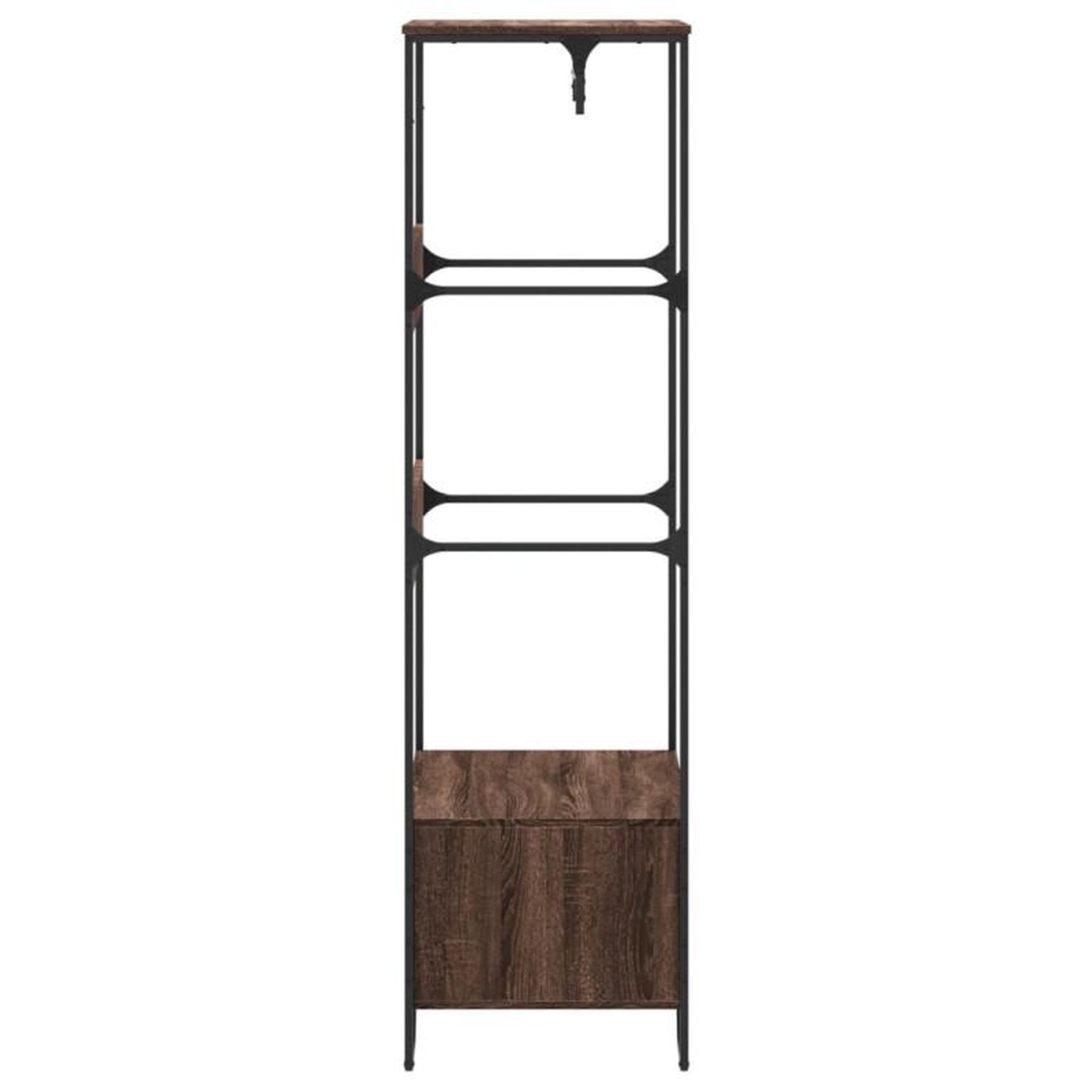 Voir la diapositive 5 : VIDAXL Armoire chêne marron 90x50x180 cm bois d ingénierie