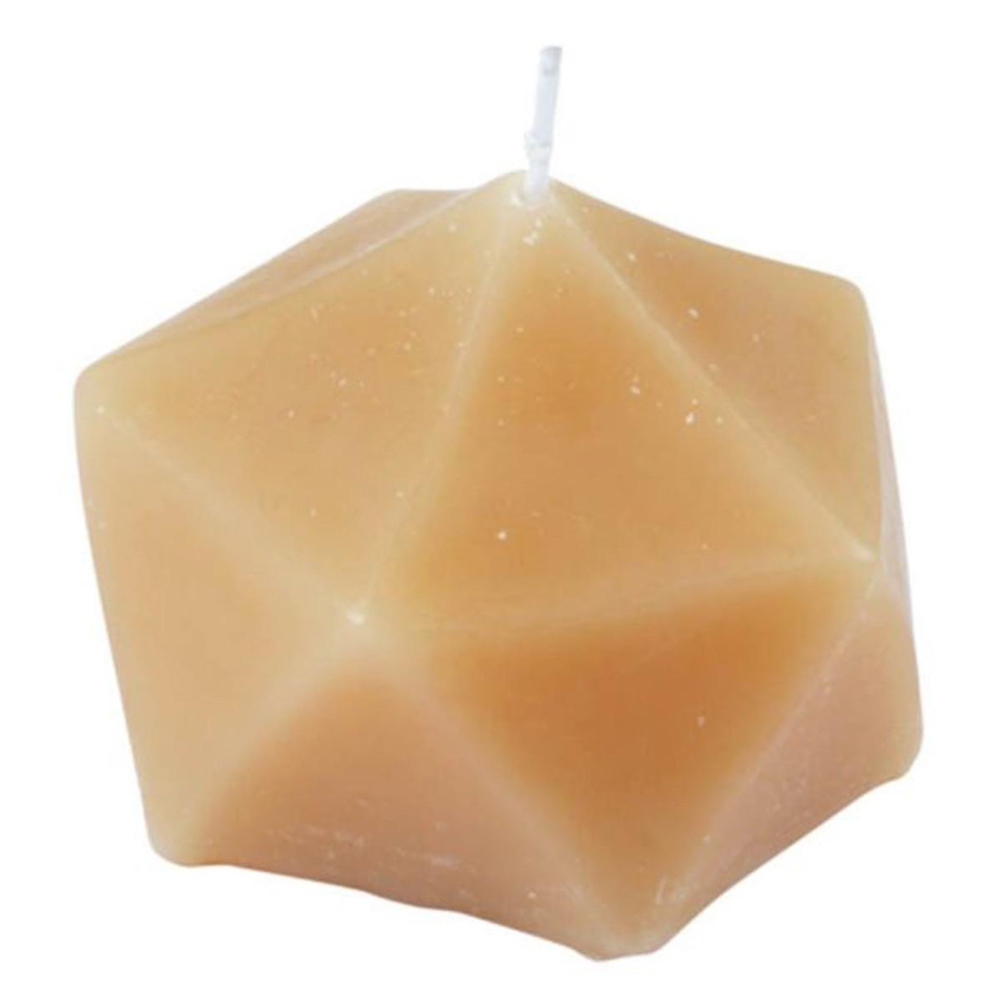 HOMEA Bougie déco origami  arty  7cm semoule