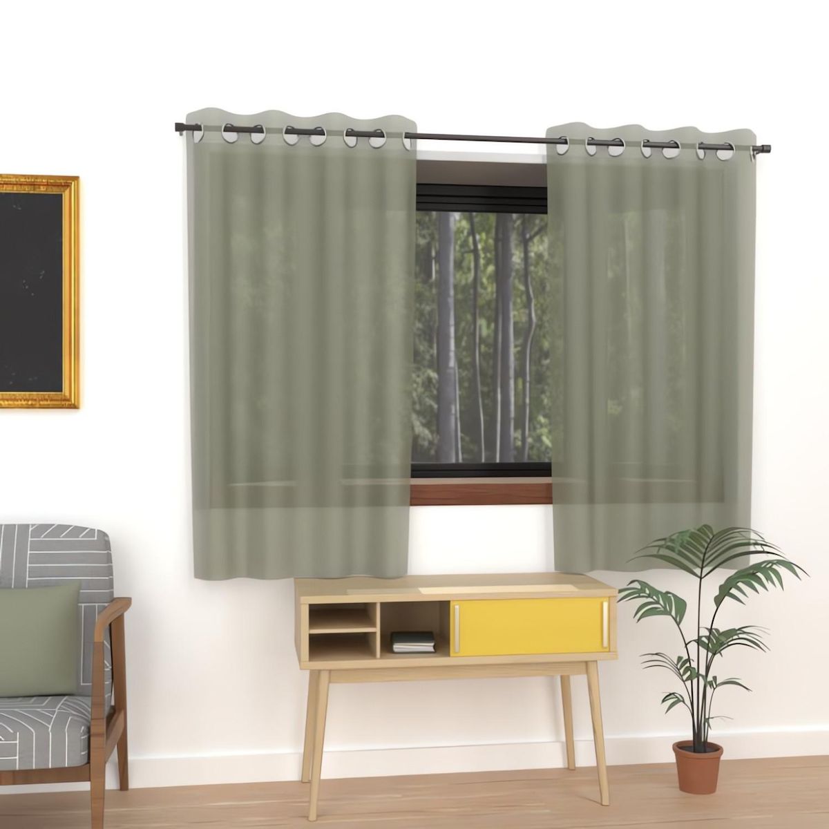 SOLEIL D'OCRE Voilage à oeillets ALIX, par Soleil d'ocre