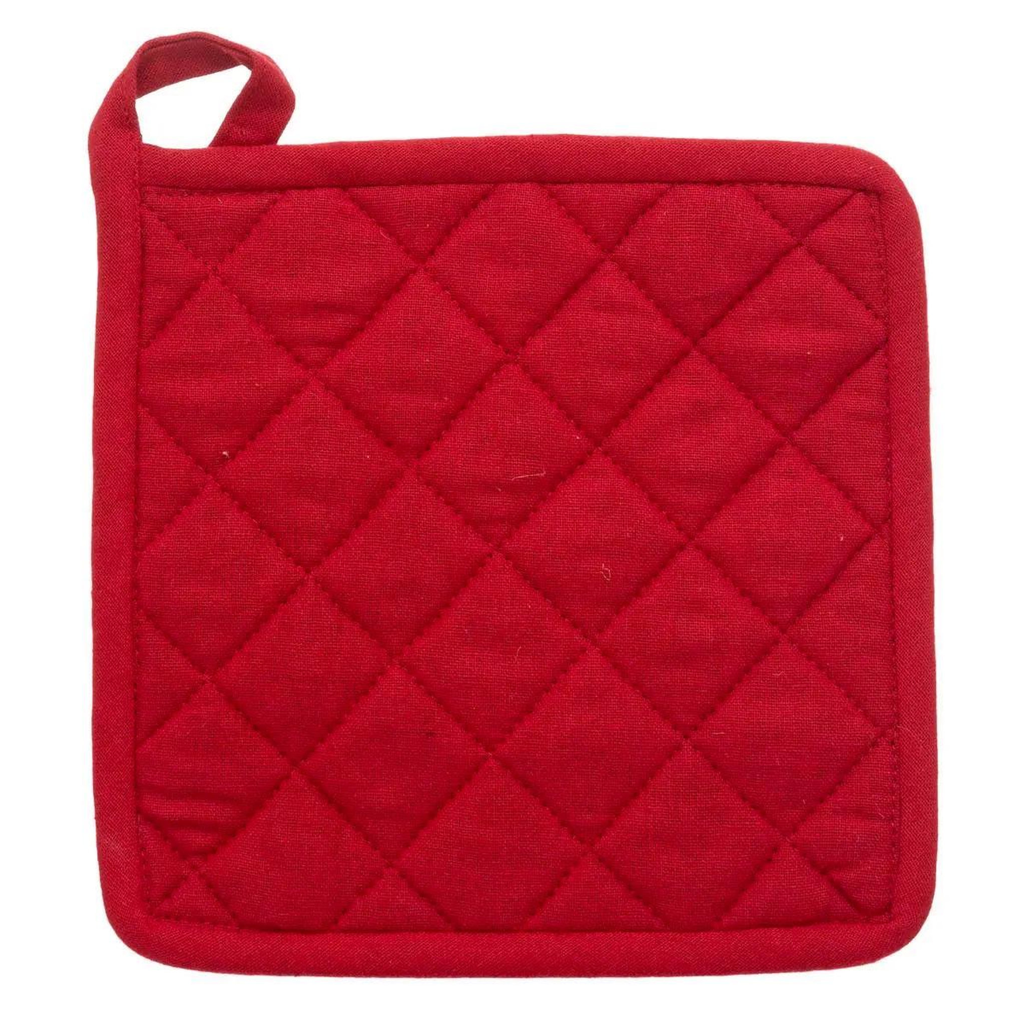 Voir la diapositive 3 : ATMOSPHERA Gant & manique imprimé  olia  32cm rouge