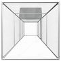 Voir la diapositive 3 : VIDAXL Poulailler 9 x 1 x 1,5 m Acier galvanise