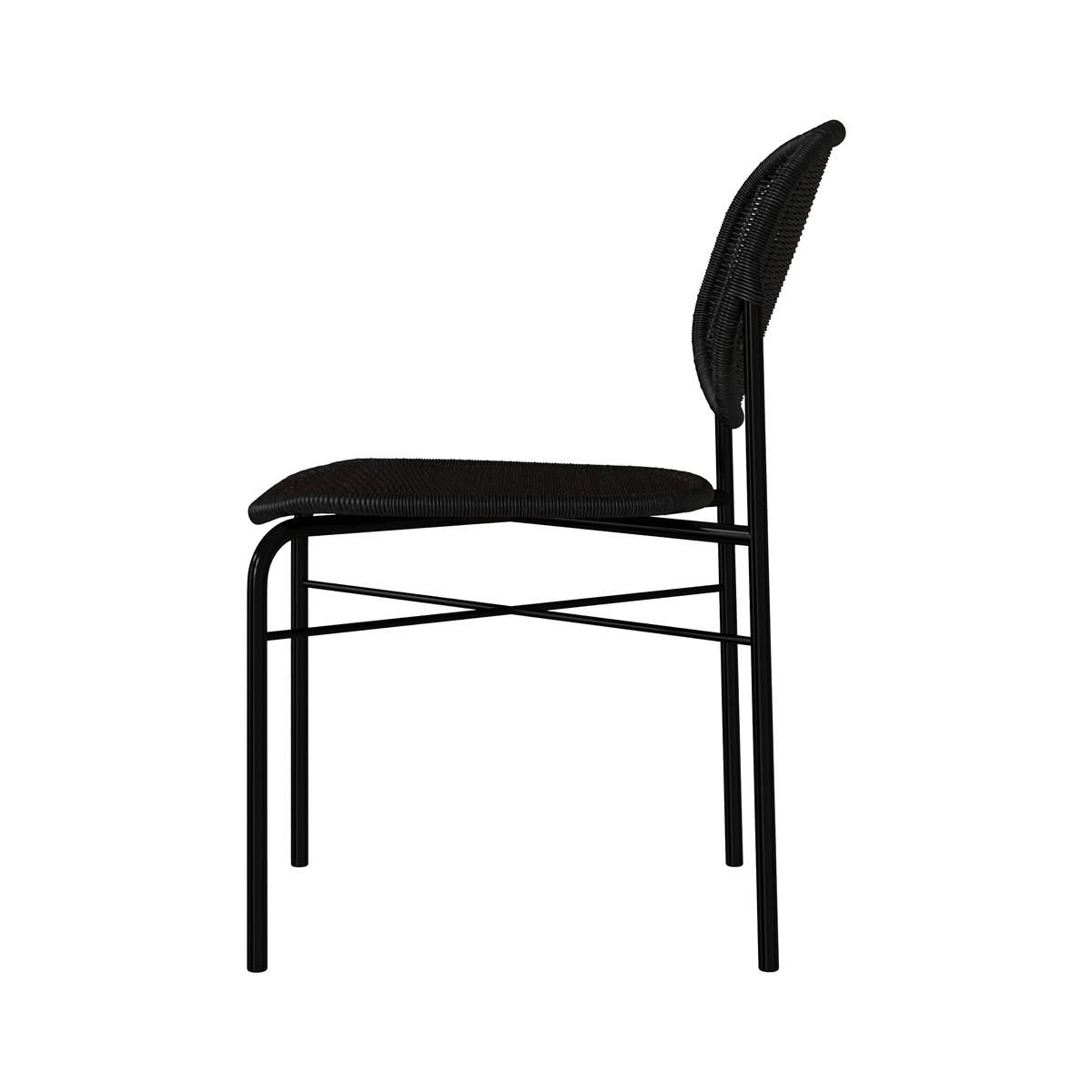 Rendez vous déco Lot de 2 chaises en résine tressée naturelle et pieds en métal - Messa