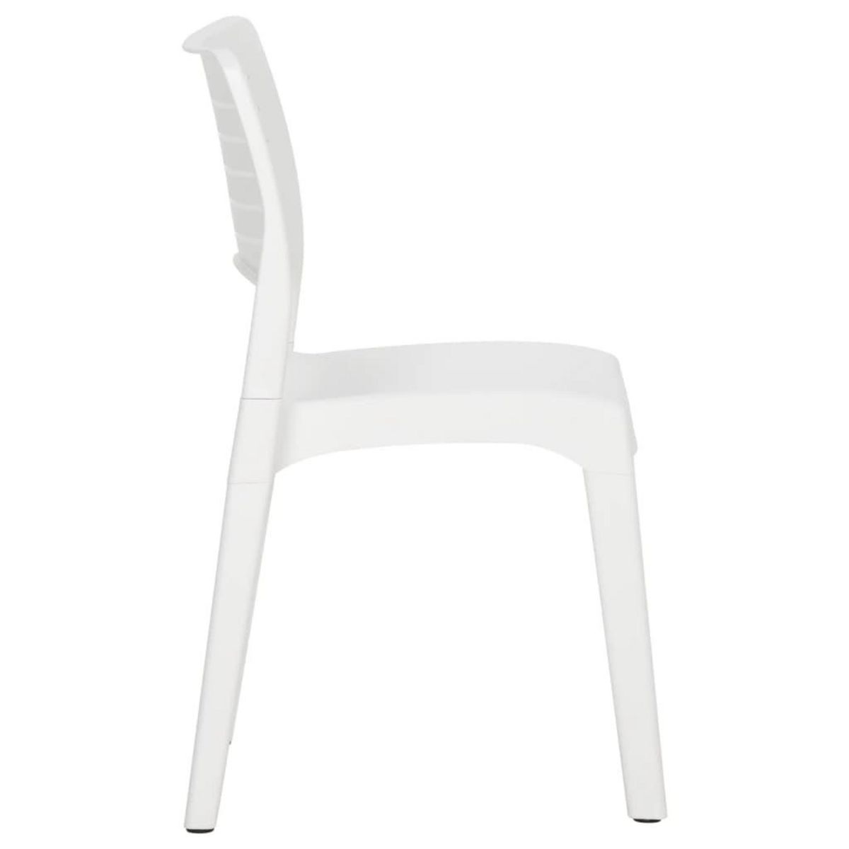 VIDAXL Chaises de jardin lot de 2 Blanc Polypropylene