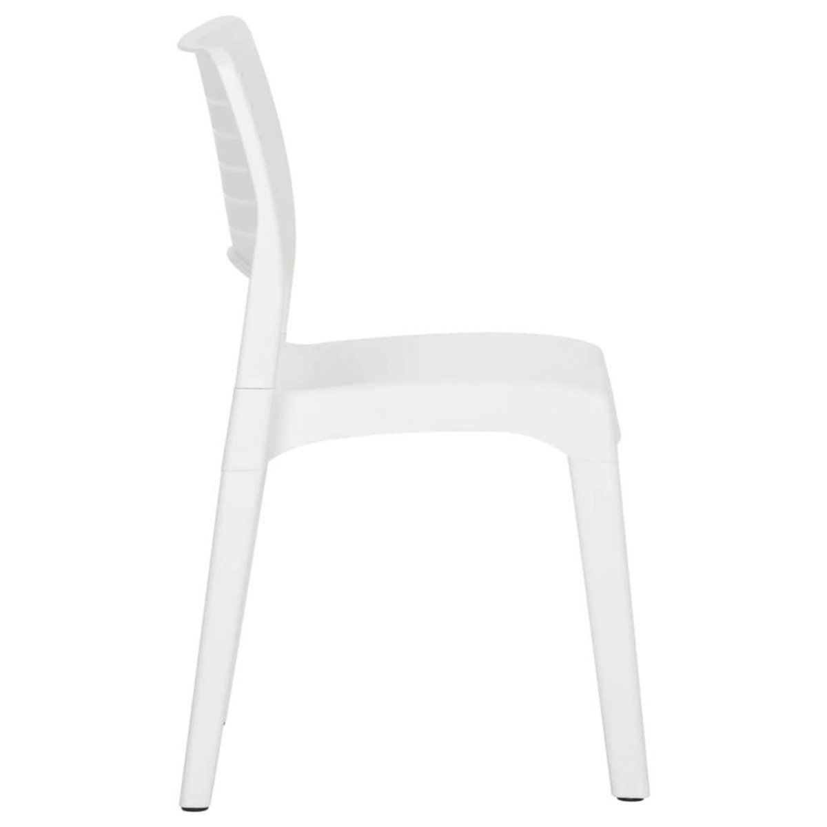 VIDAXL Chaises de jardin lot de 2 Blanc Polypropylene