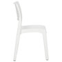 Voir la diapositive 5 : VIDAXL Chaises de jardin lot de 2 Blanc Polypropylene